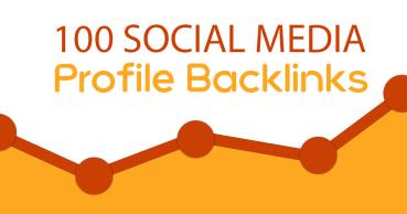 Social media profile seo backlinks, Backlinkaufbau - 100 social Media Backlinks